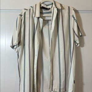 Striped 7 Diamonds Button Up. Men’s Small